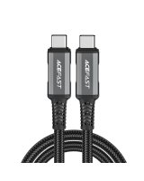  Acefast Acefast C1-09 USB-C / USB-C USB4 PD3.1 cable 5A 1m - gray-black 