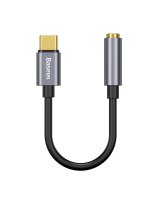  Baseus Baseus L54 adapter for USB-C headphones / mini jack 3.5mm DAC 24 bit 48 KHz - gray 