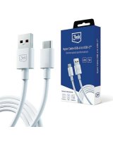  3MK 3MK Hyper Cable USB-A to USB-C 5A 60W 1.2m biały/white kabel 