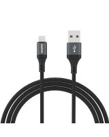  Dudao Dudao L3SM USB-A - MicroUSB 3A 1.2m Braided Cable - Black 