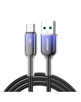  Joyroom Joyroom S-A42 Crystal-Clear Series 3A USB-A - USB-C cable 1.2m - black 