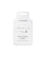  Samsung Samsung Combo EP-DG930DWEGWW Cable USB-A / micro USB - USB-C 1.5m - white 