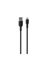 Puro Elektrik Puro Soft USB-A - Lightning Cable 1.5m Silicone - Black 