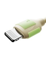  Joyroom Joyroom S-A53 3A USB-A - Lightning Cable with Fluorescent Tip 1.2m - Beige 