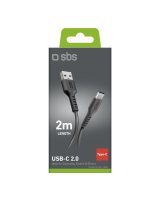  SBS SBS TECABLETC220K USB-A - USB-C Cable 2 m - Black 
