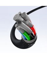  Baseus Baseus Flash Series 3 3in1 cable 100W USB-C - USB-C+USB-C+ Lightning 1.5m + 3 x 0.25 m - black 