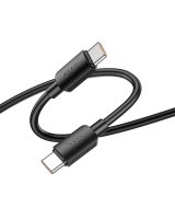  Hoco Cable USB C to USB C Hoco PD 6A 100W 1 m X96 black 