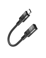  Hoco Adapter OTG USB C to Lightning Hoco 3A 0,1 m U107 black 