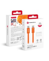 Forcell Cable USB C to USB C Forcell F-Energy QC4.0 PD 5A 100W Cafule Color 1,2 m ACYH23 orange 