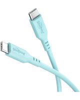  Goobay USB-C Silicone Cable, 1.5 m, turquoise 