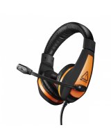  Canyon Gaming headset 3.5mm jack with adjustable microphone and volume control Black Orange 