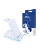  3MK Accessories Hyper Wireless Charger 3w1 15W White 