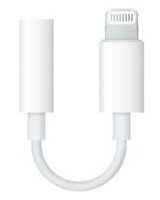  Apple Lightning to 3.5 mm Headphone Jack Adapter White 
