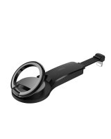  Hoco Lightning to 2 x Lightning + ring holder Black 