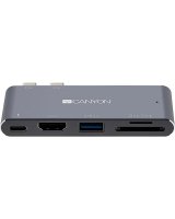  Canyon DS-5 Multiport Docking Station with 5 port Space Gray 