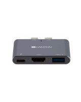  Canyon DS-1 Multiport Docking Station with 3 port Space Gray 