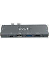  Canyon DS-05B Multiport Docking Station with 7 port Space Gray 