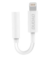 Dudao audio adapter headphone adapter Lightning to mini jack 3.5mm White 