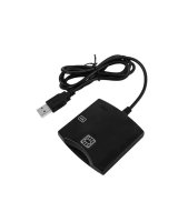  CP CP ID1 2in1 USB 2.0 ID Card reader with SIM Card slot 80cm Cable (6.5x6cm) Black 