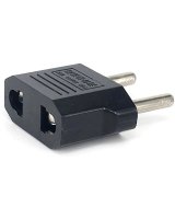  iLike CNUS Power Socket adapter USA / CN 2-pin to Euro 2pin Black 