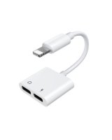  Joyroom Apple 3.5mm Audio Power Converter And Lightning Port White 