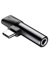  Baseus ADAPTER USB-C 3.5MM/BLACK CATL41-01 