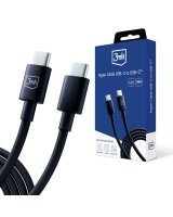  3MK 3mk Hyper Cable USB-C / USB-C 100W 1.2m - Black 