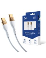  3MK 3mk Hyper Silicone Cable USB-C / USB-C 100W 2m - white 