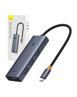  iLike Hub 5w1 Baseus UltraJoy 5-Port (1xHDMI4K@30Hz + 4xUSB 3.0) grey 