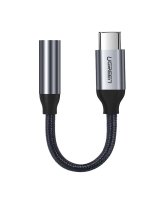  Ugreen Ugreen 3 5 mm mini jack to USB Type C headphone adapter 10cm gray (30632) 