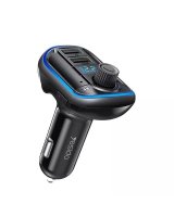  yesido Y44 MP3 Player Bluetooths Cigarette Lighter Auto Charge Universal U Disk 2 Usb Car Charger Black 