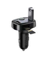  Baseus Bluetooth transmitter / car charger Baseus S-09A (Overseas Edition) - black 