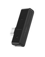  USAMS SJ386 Type-C+3.5mm Charging&Audio Adapter Black 