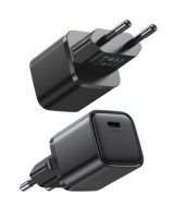  Joyroom Fast wall charger USB Type C 20W Power Delivery Quick Charge 3.0 AFC black (L-P202 Black 