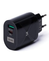  Wozinsky Small 65W GaN charger with USB ports, USB supports fast charging Black 