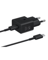  Samsung USB-C 25W Travel Charger + USB-C Data Cable EP-T2510XBE Black 