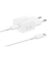  Samsung USB-C 25W Travel Charger + USB-C Data Cable EP-T2510XWE White 