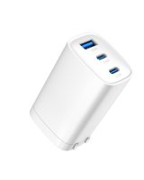  Evelatus 65W Max Fast Charger CN USB-C1/USB-C1/USB-A White 