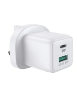  Joyroom USB Type C / USB wall charger 30W Power Delivery Quick Charge 4.5A (UK plug) White 