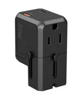  Choetech Universal PD6038 USB-C USB-A PD 20W Travel Charger USA EU UK AU Black 