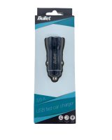  - BULLET USB Car Charger Q3.0 + Type C 2.4A Black 