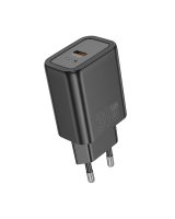  Hoco N63 Gentle PD30W+QC3.0 charger(EU) Black 