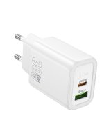  Hoco N63 Gentle PD30W+QC3.0 charger(EU) White 