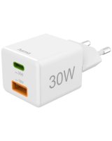  Hama Mini Adapter USB-C + USB-A 30W White 