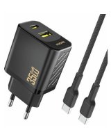  Dudao A27 MaxC 35W GaN + kabel USB-C Black 