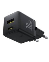  Baseus Palm Fast Charger USB-A + USB-C 30W Black 