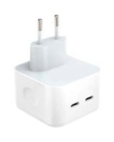  iLike CH1 35W Dual Port USB-C Fast Charger for all Apple devices (Analog A2676 MNWP3ZM/A) White 
