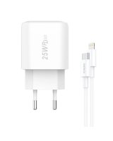 Foneng Fast charger Foneng 1x USB EU40 + USB C to Lightning cable 