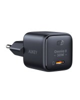  Aukey Wall Charger Aukey PA-B1L,USB-C, 30W (black) 