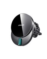  Joyroom Joyroom JR-ZS409 magnetic holder with 15W inductive charger for car air vent - black 